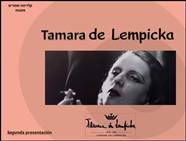 Tamara de Lempicka<BR/>Segunda presentacion